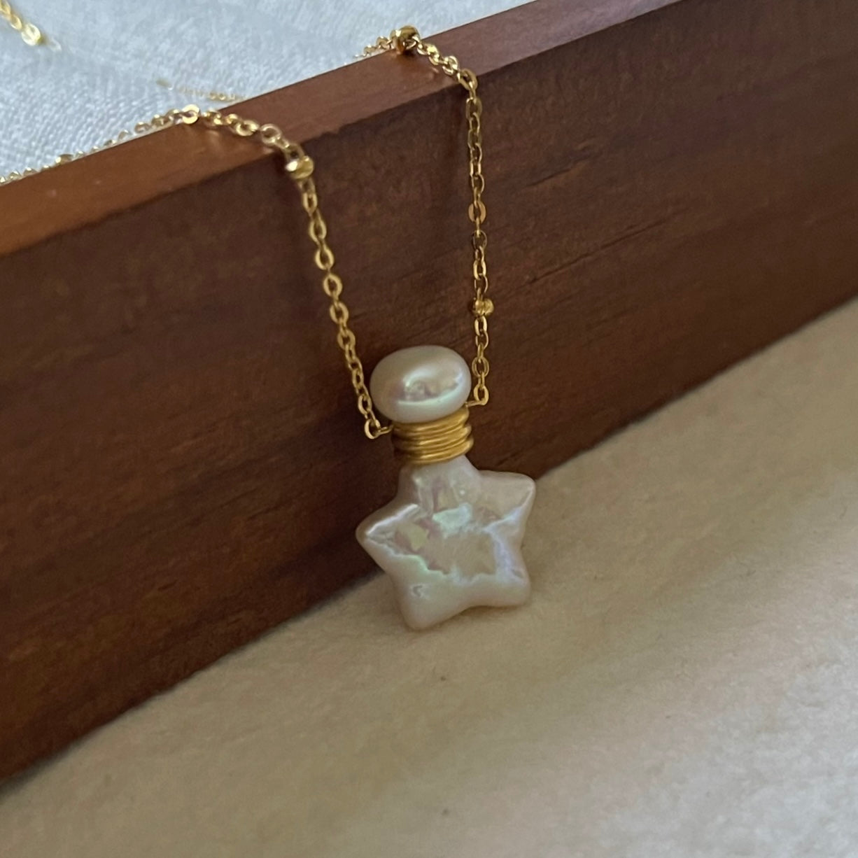 Collana Star wishing bottle