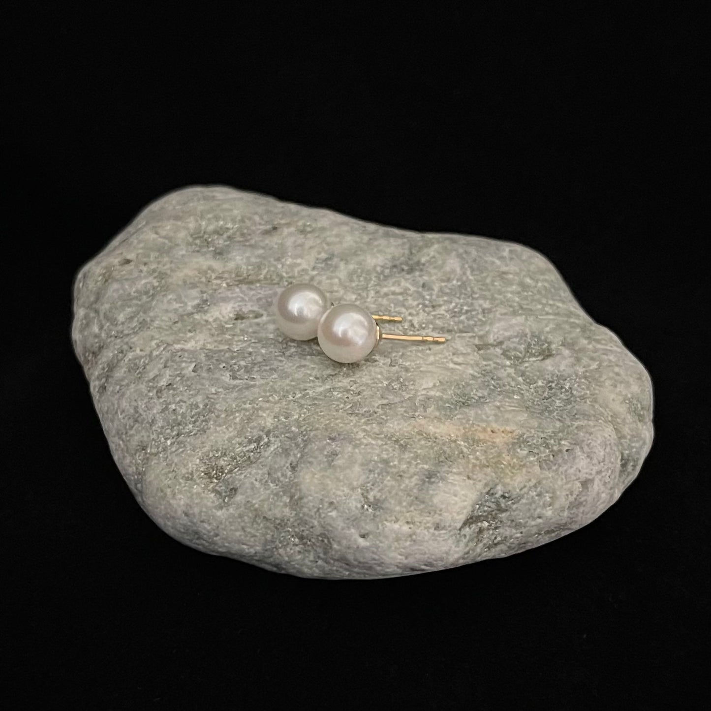 Orecchini perle tonde 6-7mm