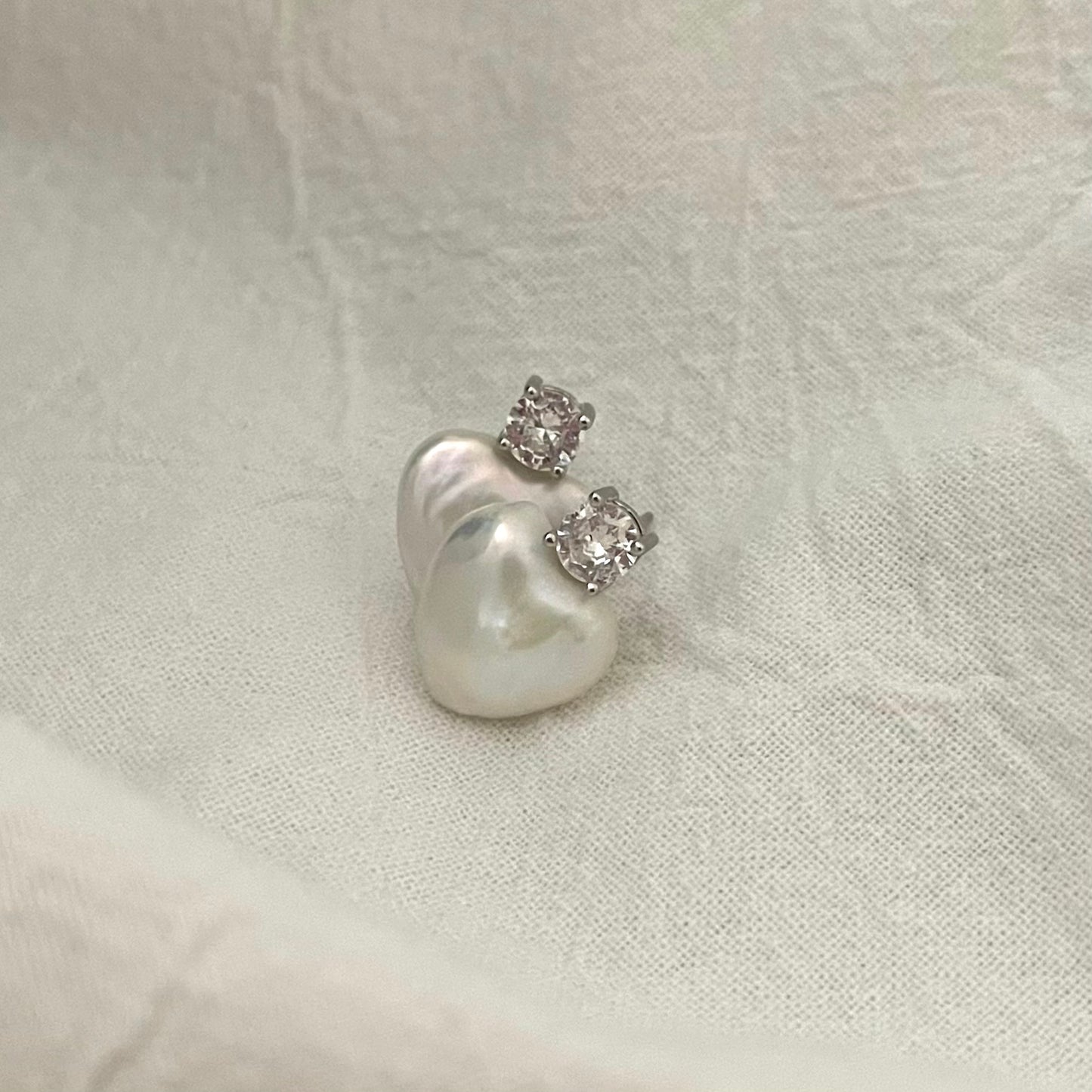Orecchini Cuore con chiusura a farfallina