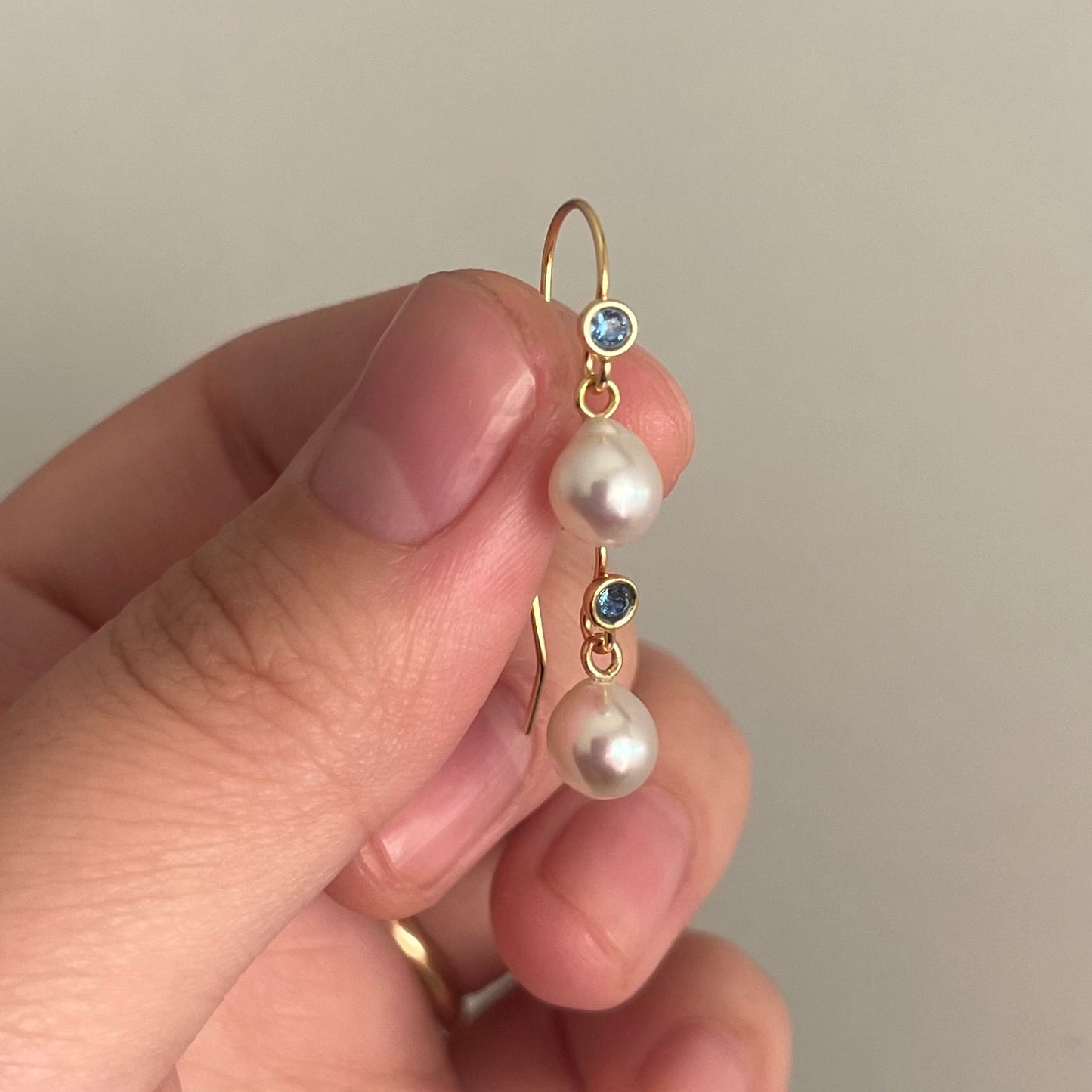Orecchini Acqua Dream con mini zircone