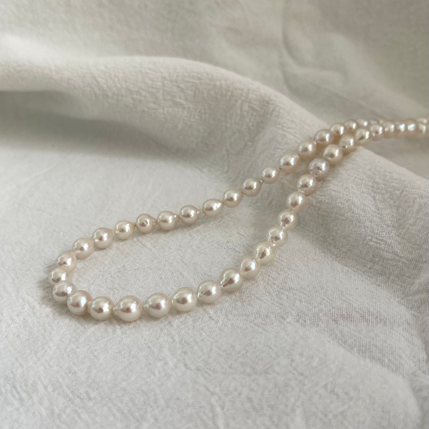 Collana con perle a gocce