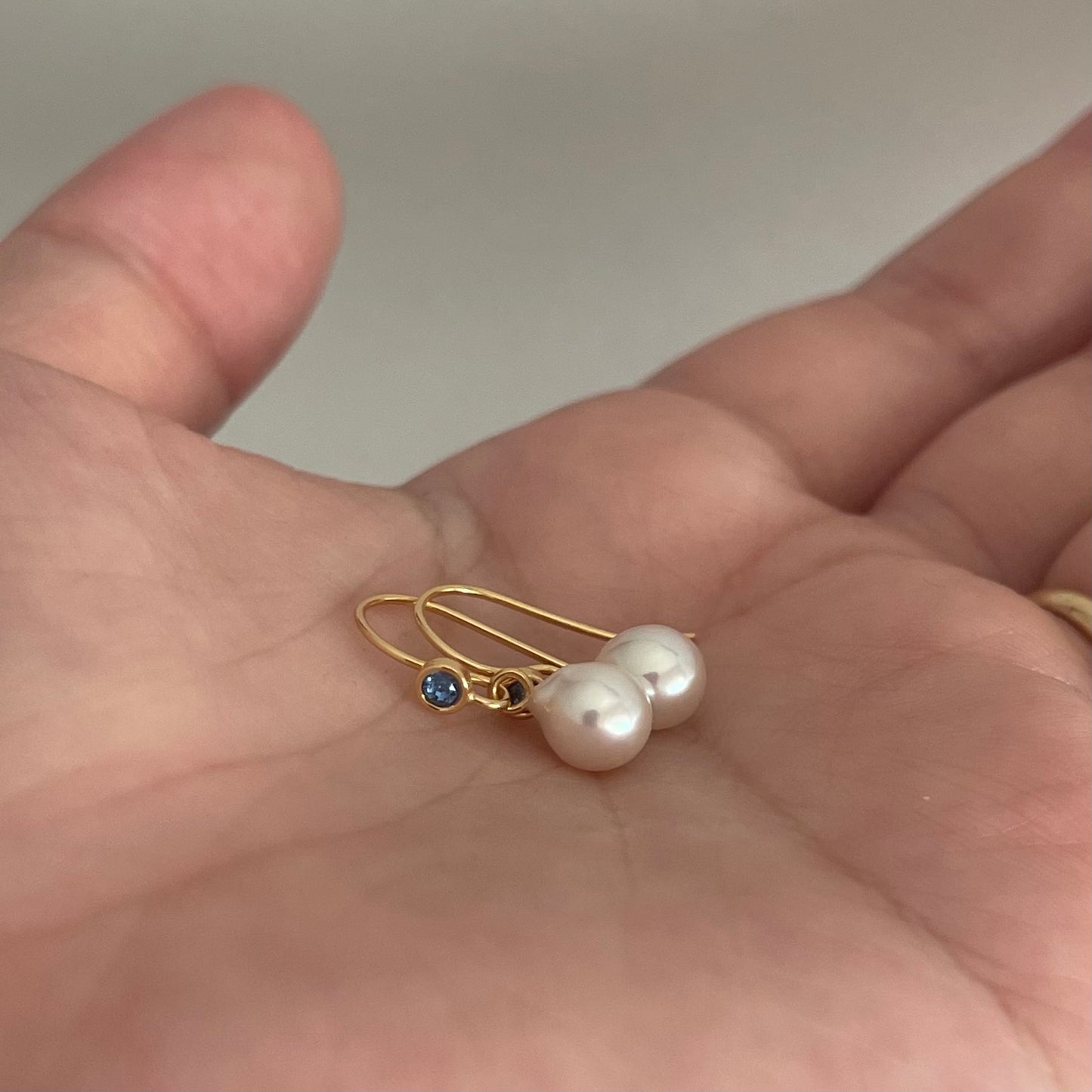 Orecchini Acqua Dream con mini zircone