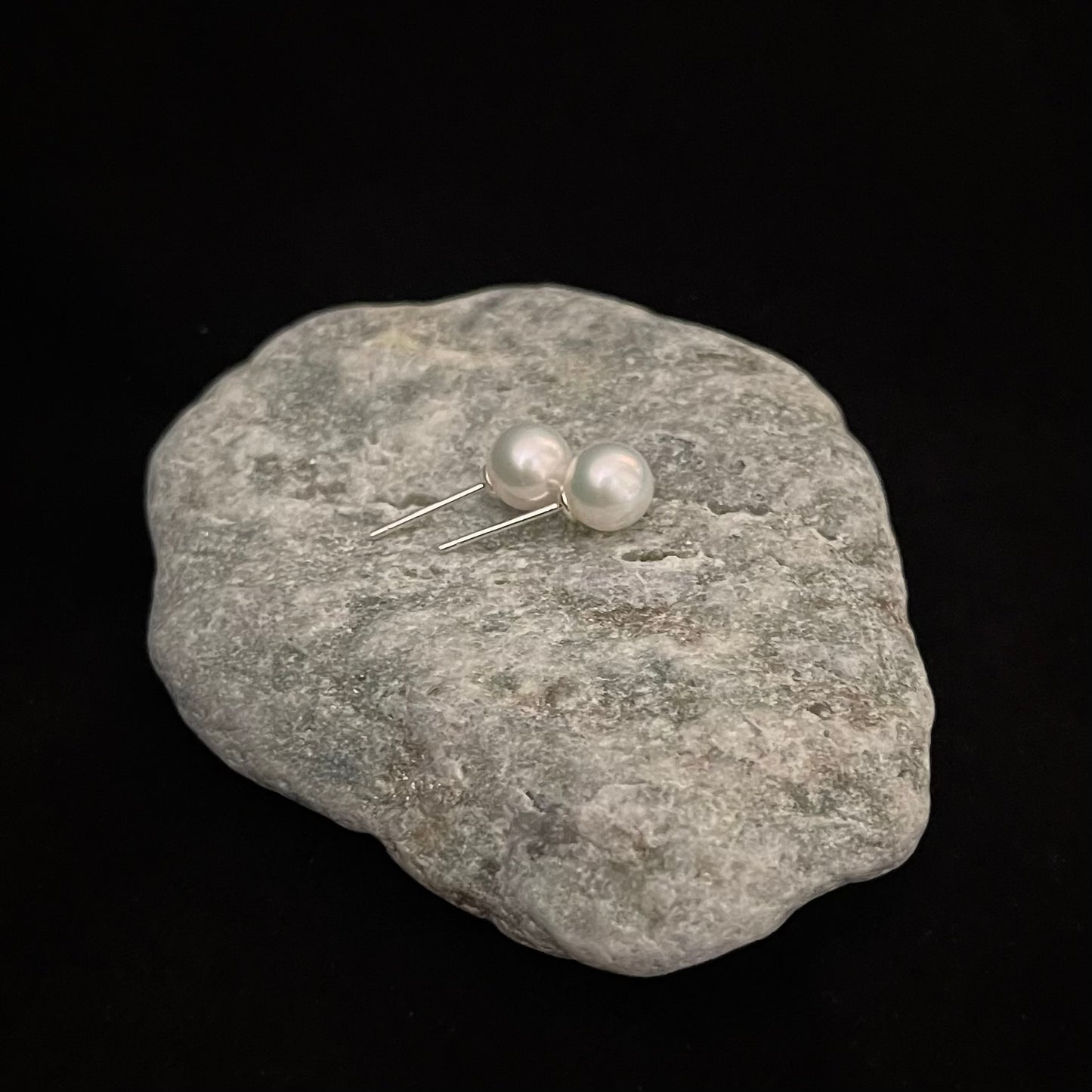 Orecchini perle tonde 6-7mm