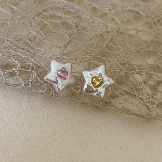 Orecchini Stelle con zircone