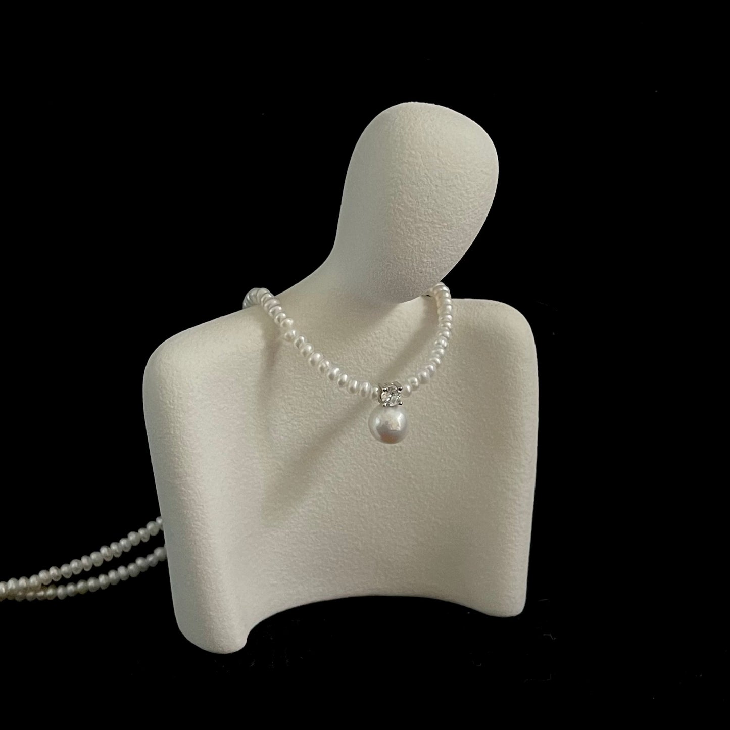 Collana Bertha con perle irregolari
