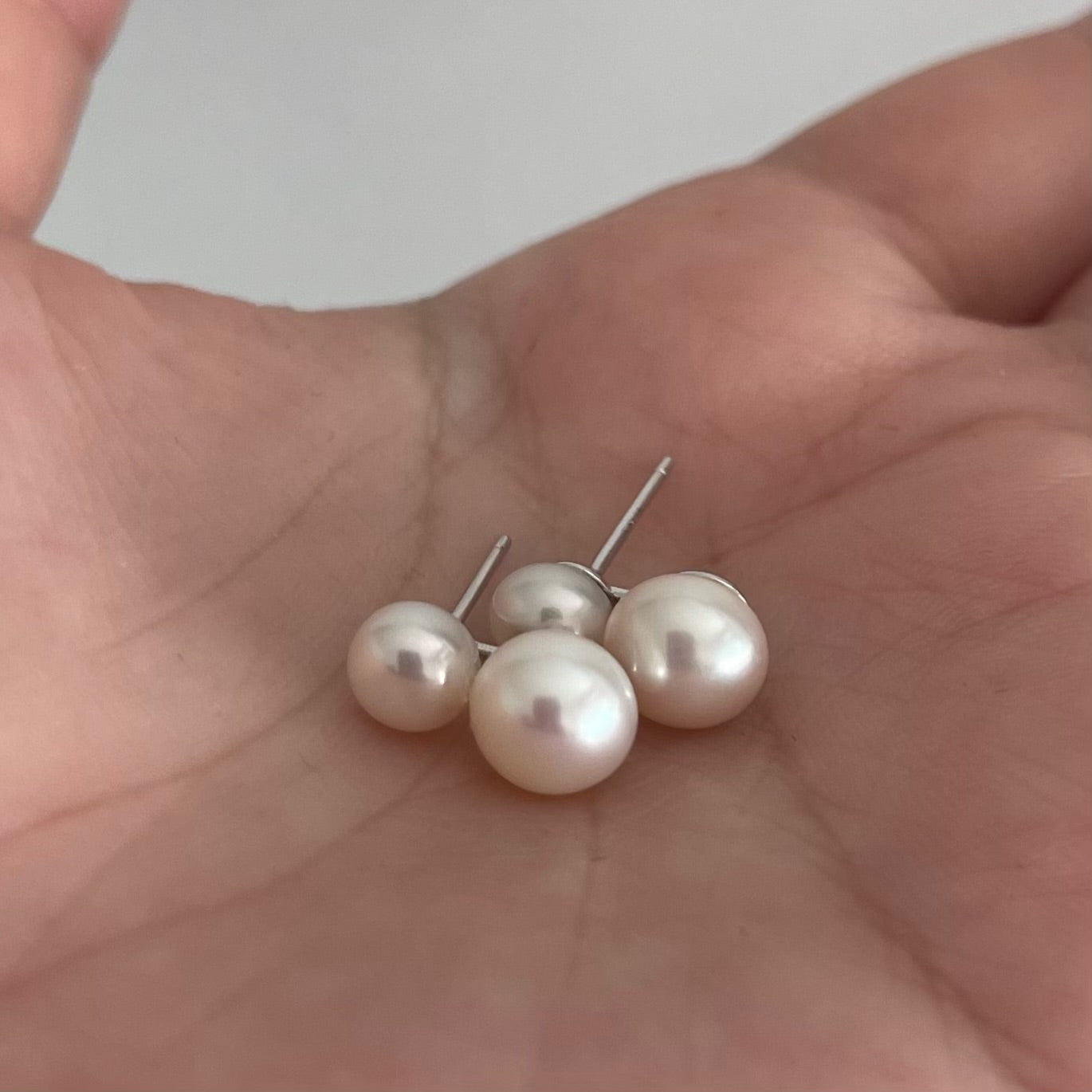 Orecchini Eviana con doppia perla