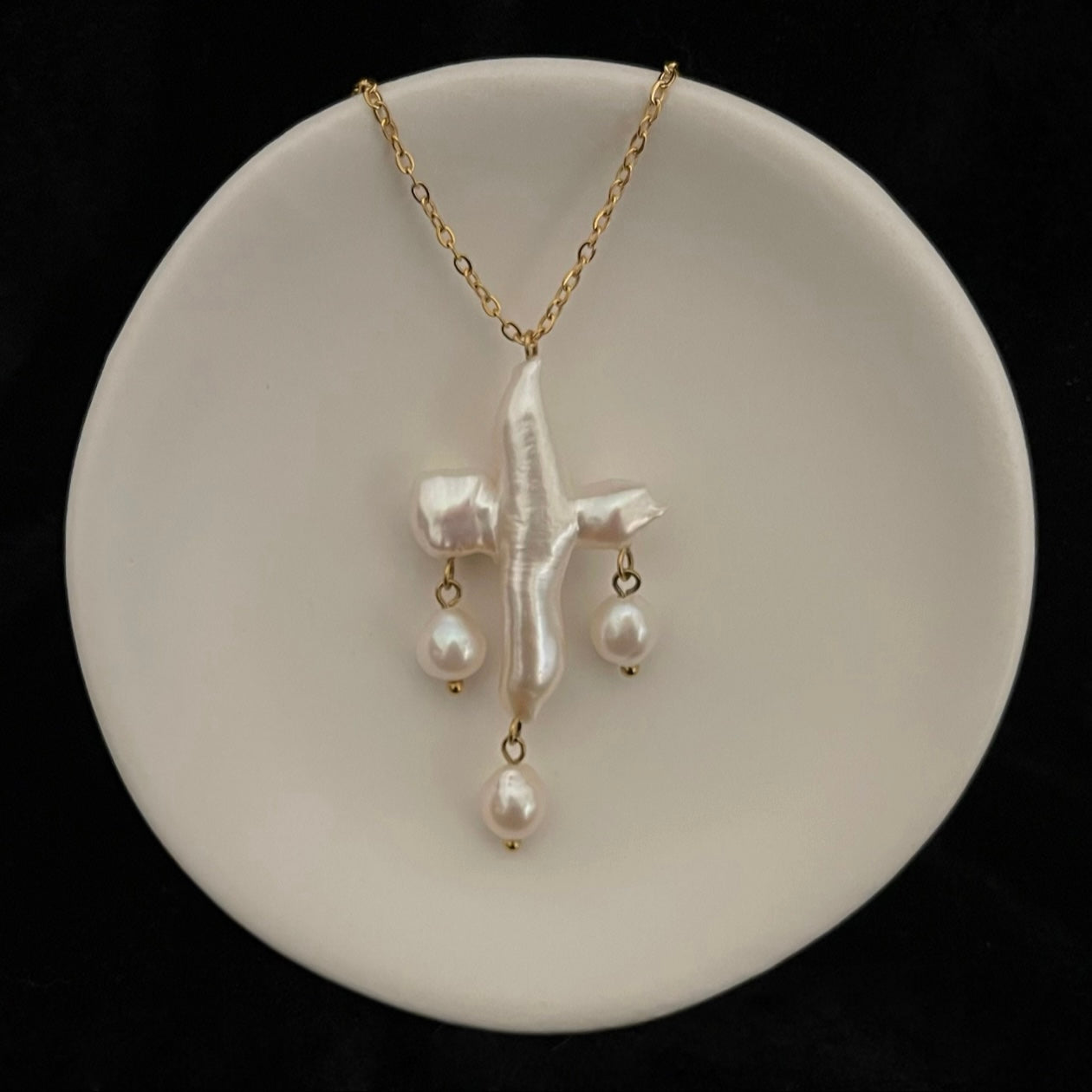 Collana con ciondolo Croce