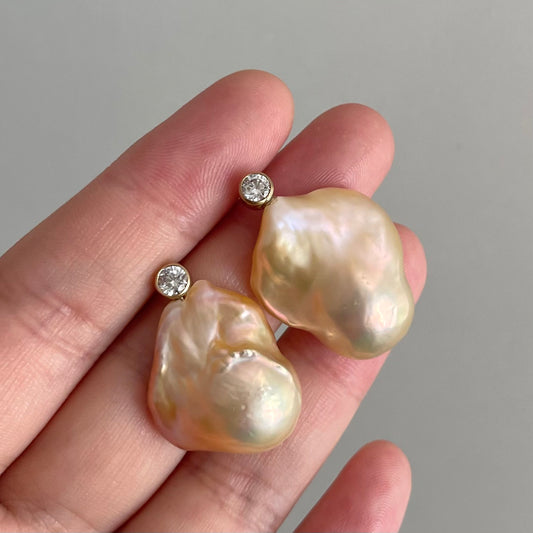 Orecchini Dream a perno in 14k gold filled