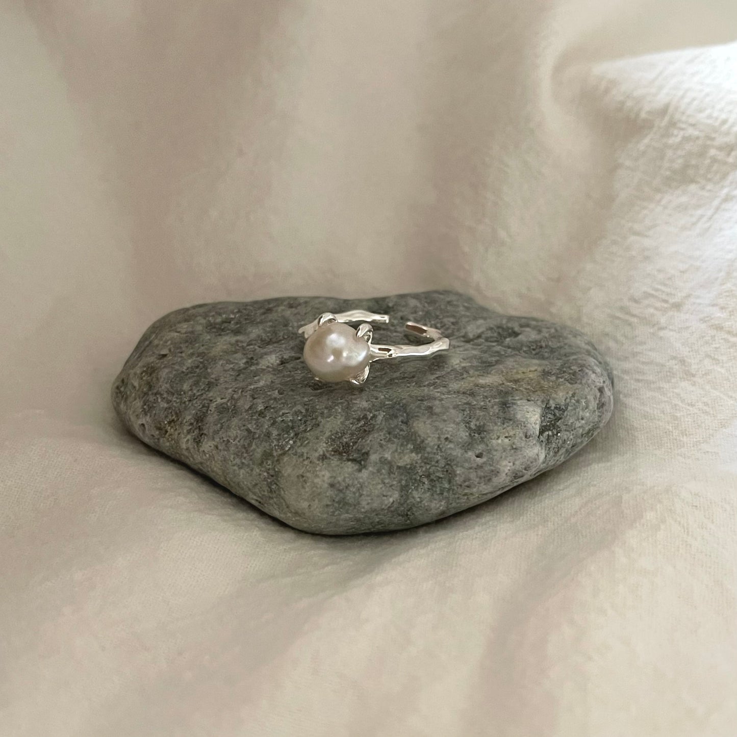 Anello perla Bertha