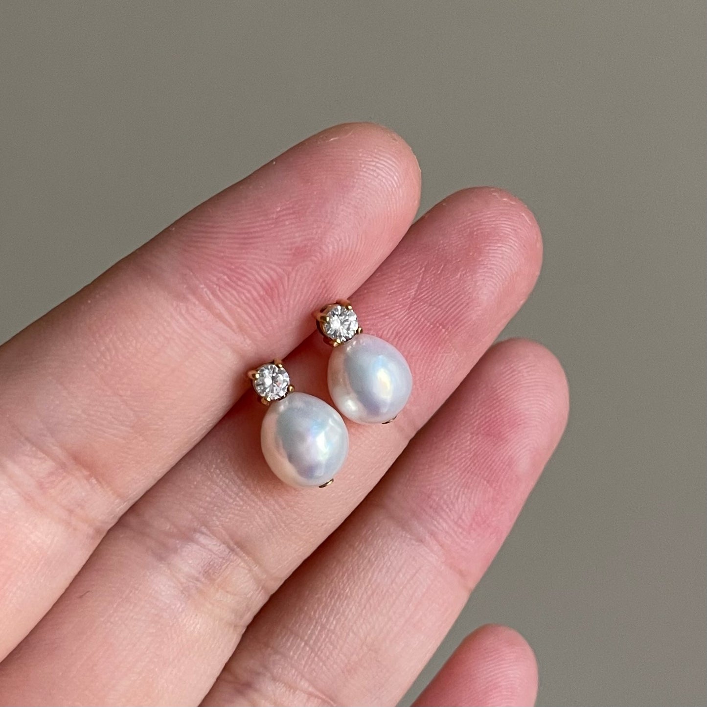 Mini orecchini perle