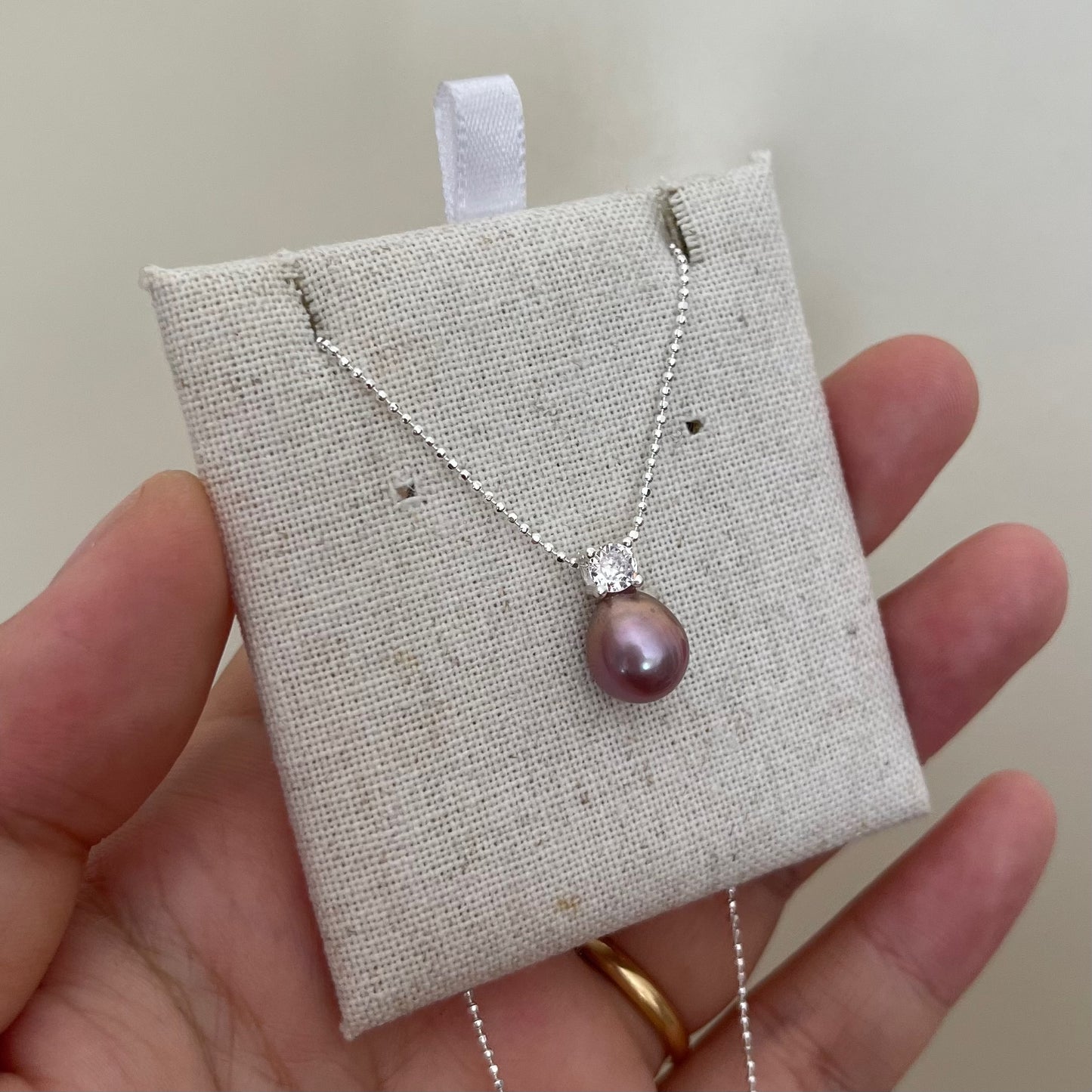Collana The Tear of Mermaid con perla 8mm