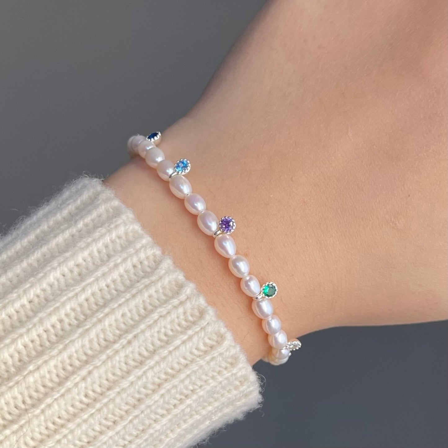 Braccialetto Acqua Dream con brillantini