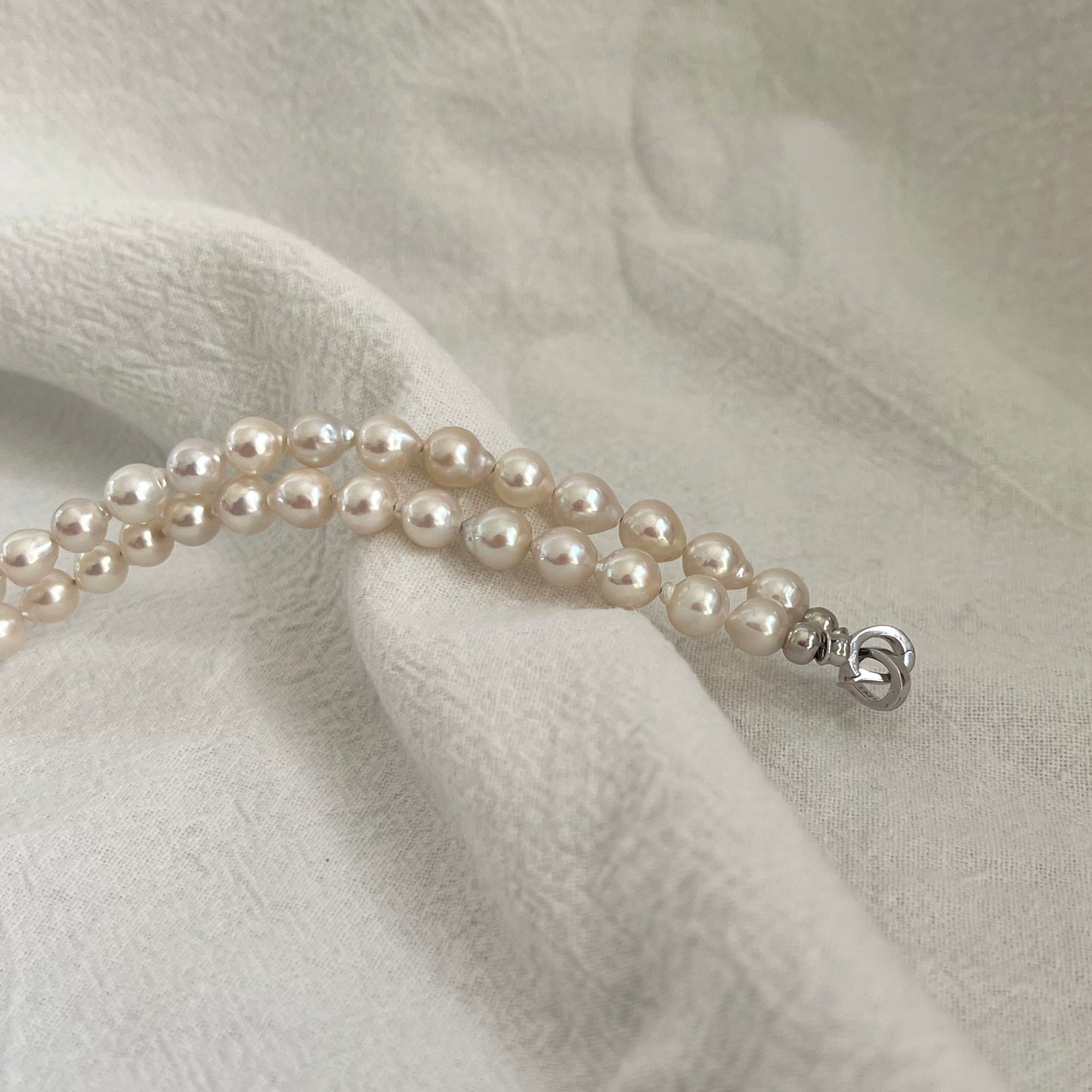 Collana con perle a gocce