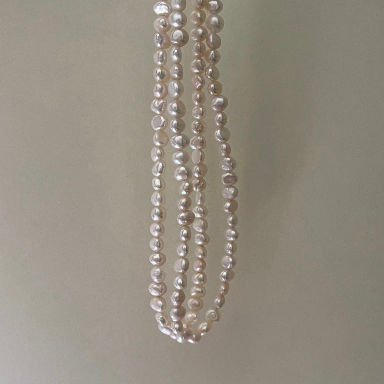 Collana con perle barocche 4-5mm