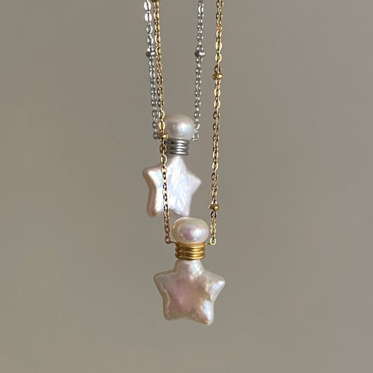 Collana Star wishing bottle