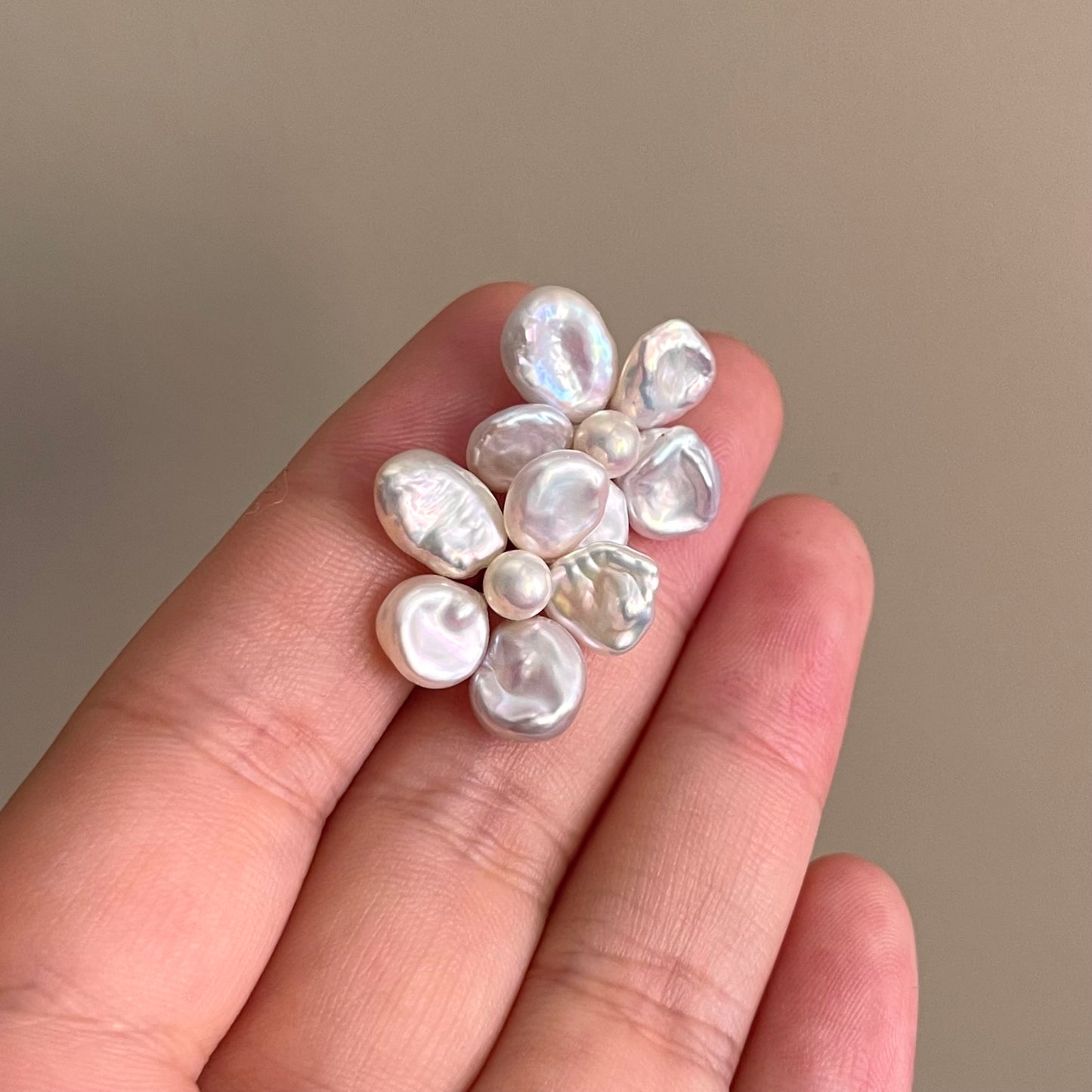 Orecchini Fiore con perle