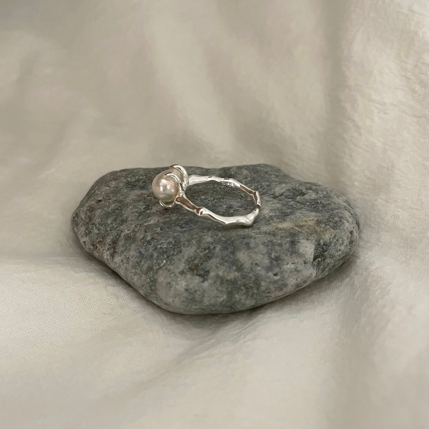 Anello perla Bertha
