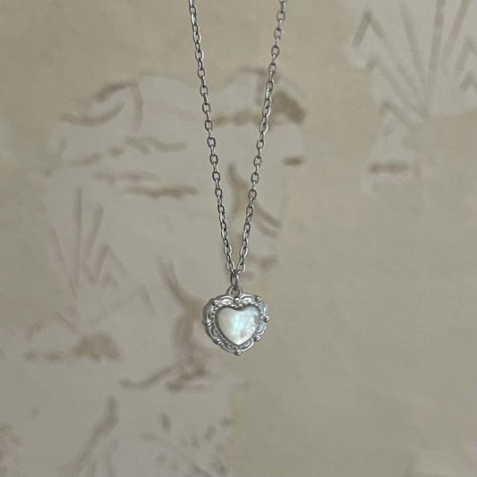 Collana Eleonora (argentata con madreperla bianca)