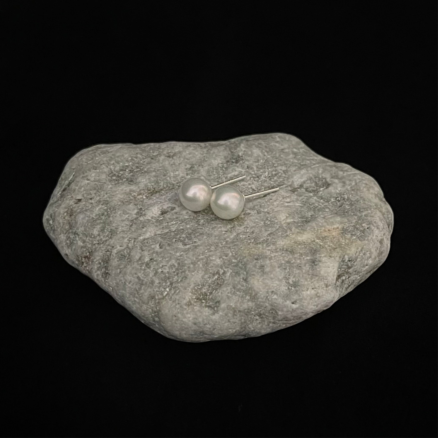 Orecchini perle tonde 6-7mm