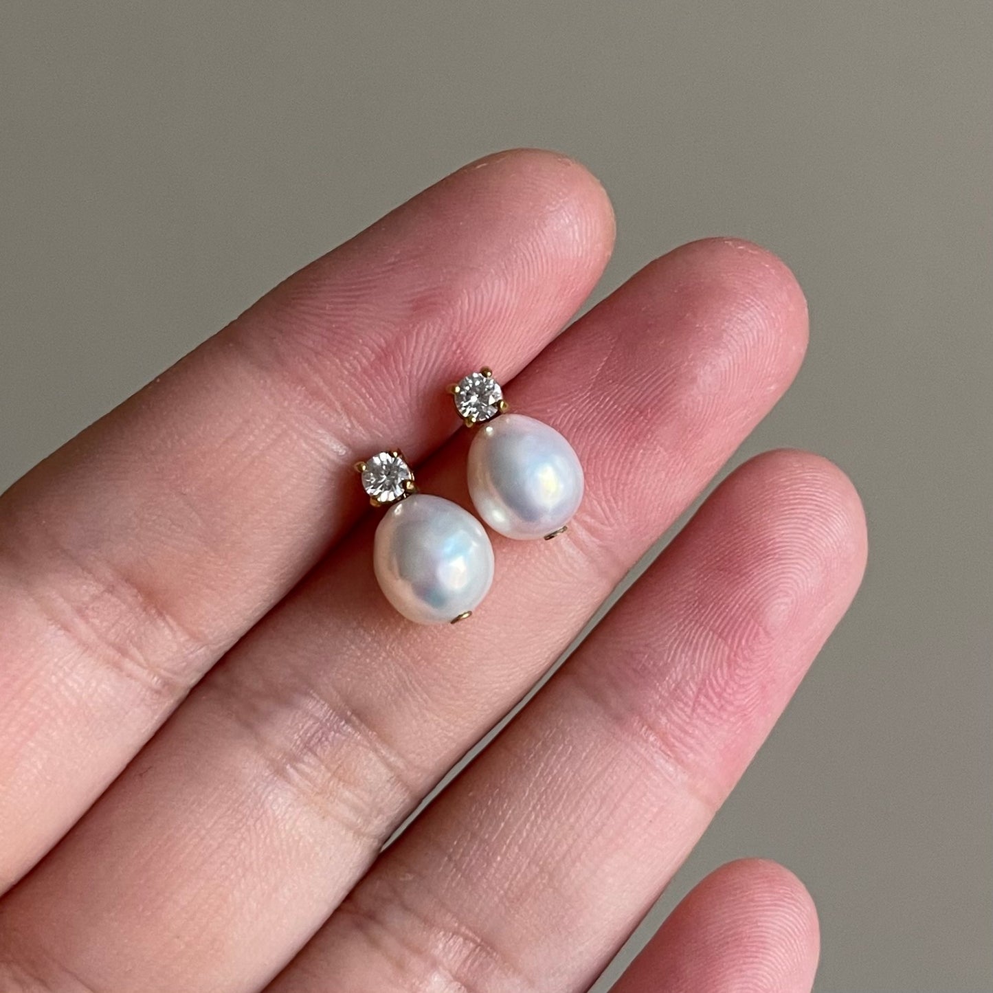Mini orecchini perle