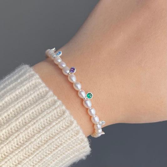 Braccialetto Acqua Dream con brillantini