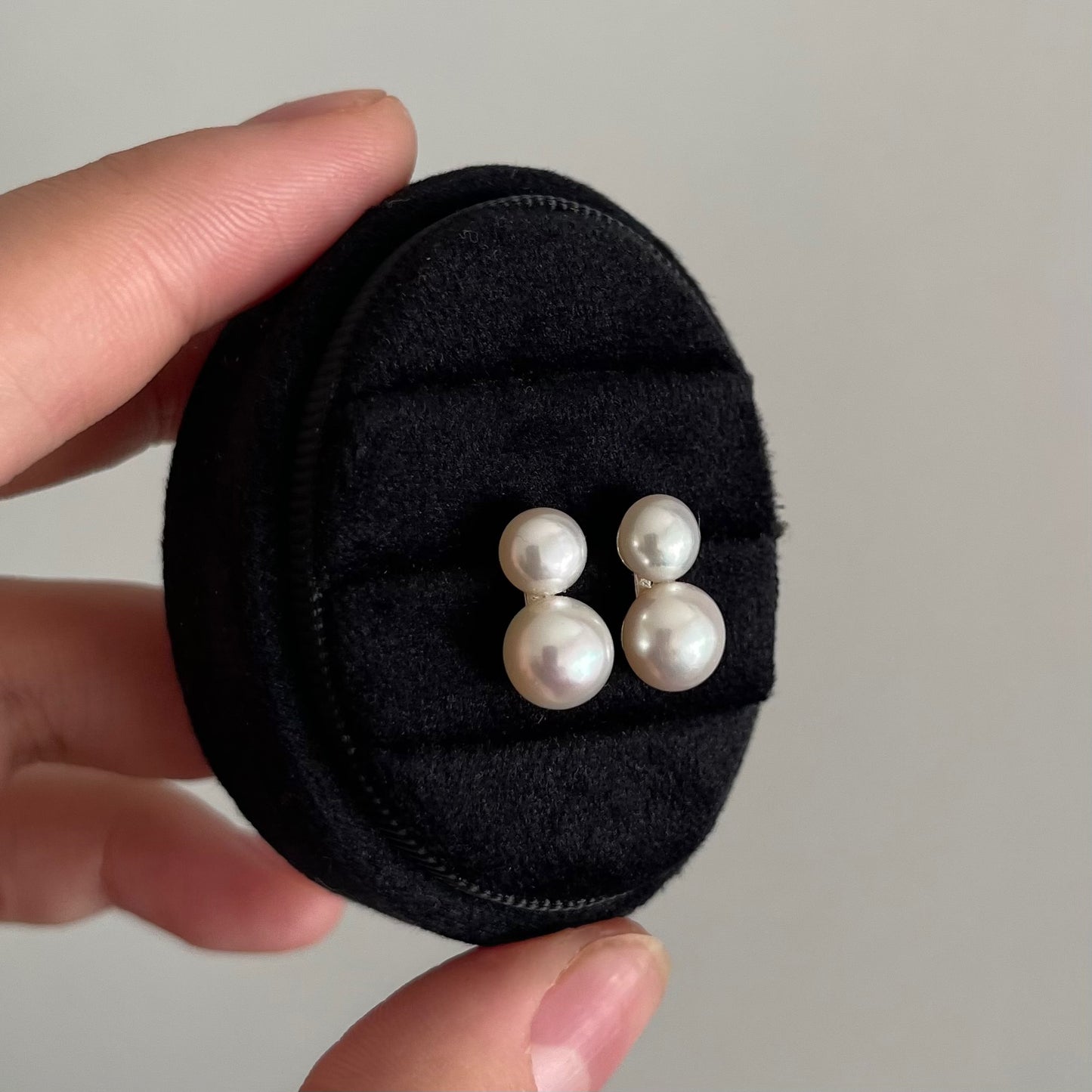 Orecchini Eviana con doppia perla