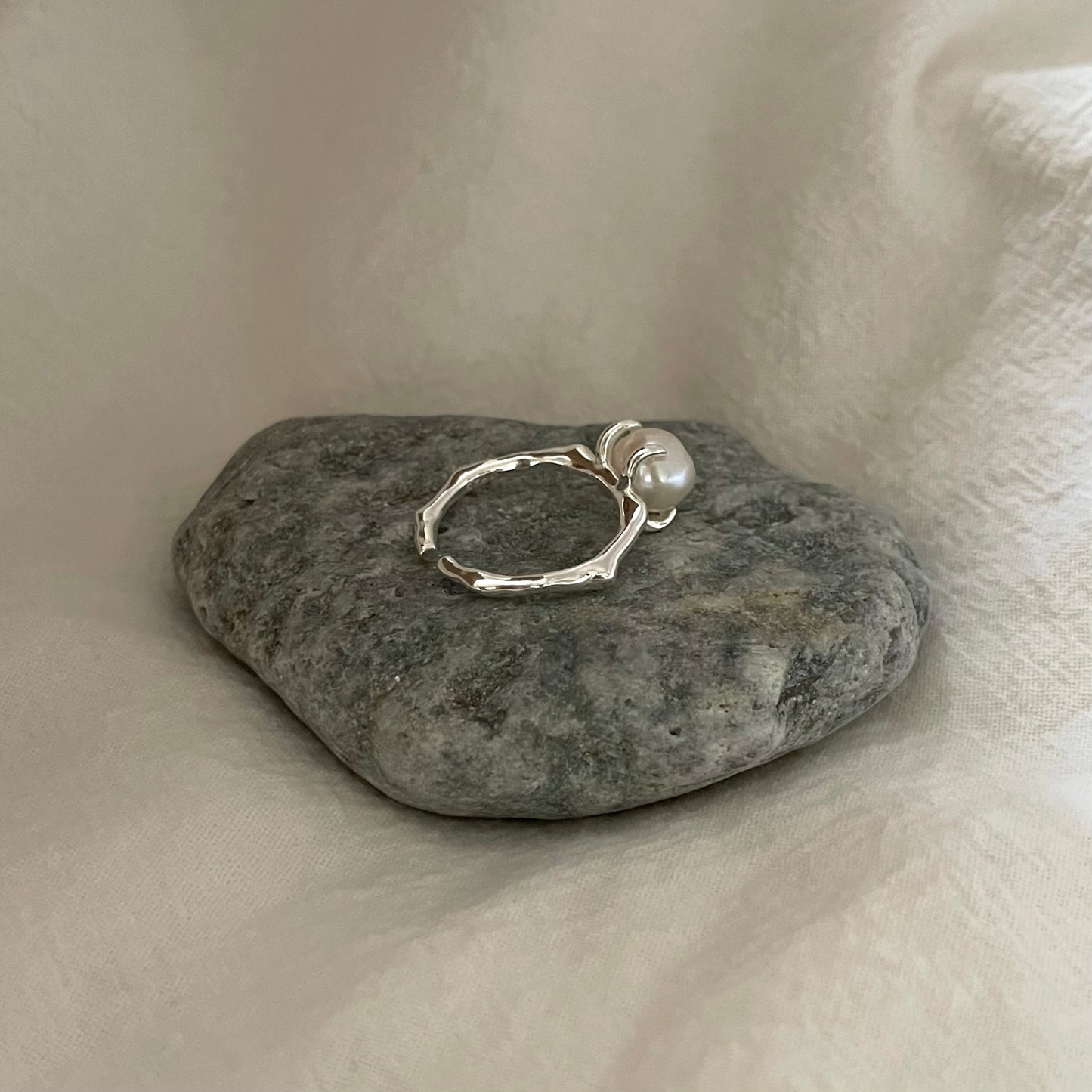 Anello perla Bertha