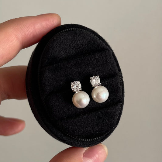 Orecchini Chiara con zircone da 4mm