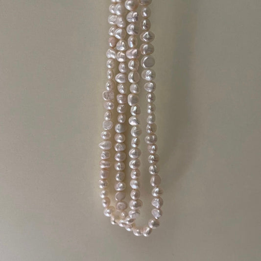 Collana con perle barocche 4-5mm